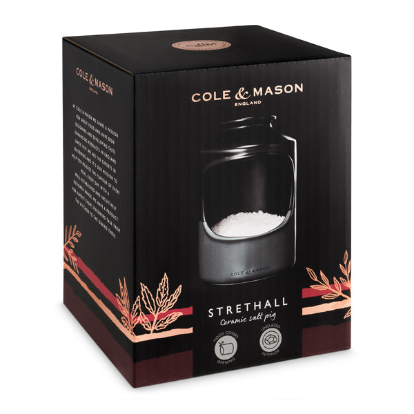 Cole & Mason Vorratsdose 250 ml, Ø 11 × 17 cm, Keramik, Schwarz