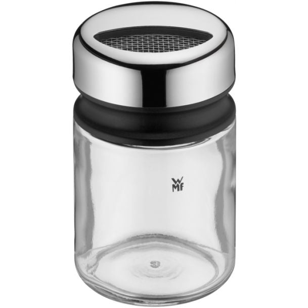 WMF Streudose 100 ml, Ø 5,5 × 9,5 cm, Glas/Edelstahl, Transparent, 4er-Set