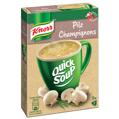 Knorr Quick Soup Pilzsuppe Vegetarisch – 48 g