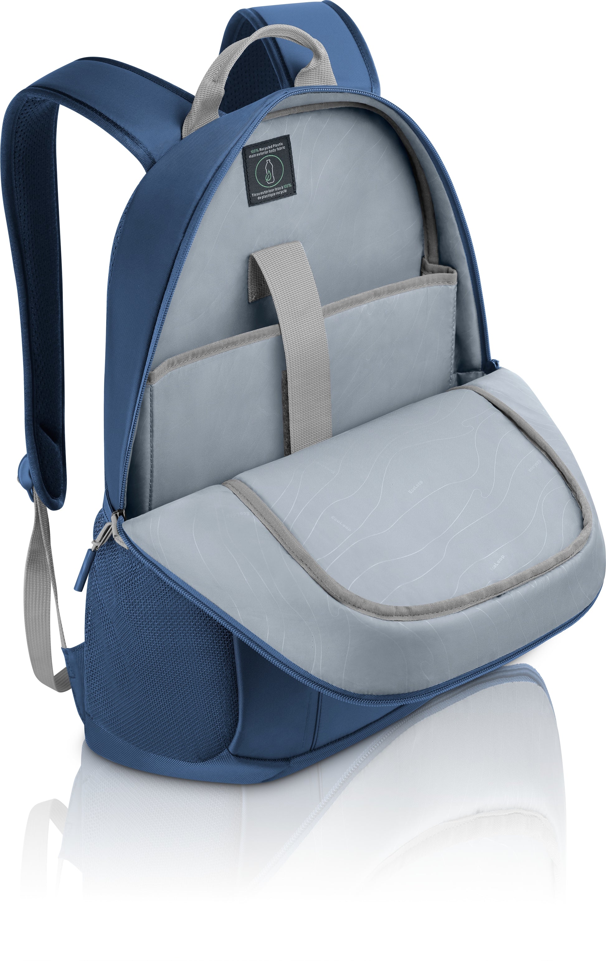 DELL Notebook-Rucksack bis 15" – 20 l, recycelbarer Kunststoff – Blau