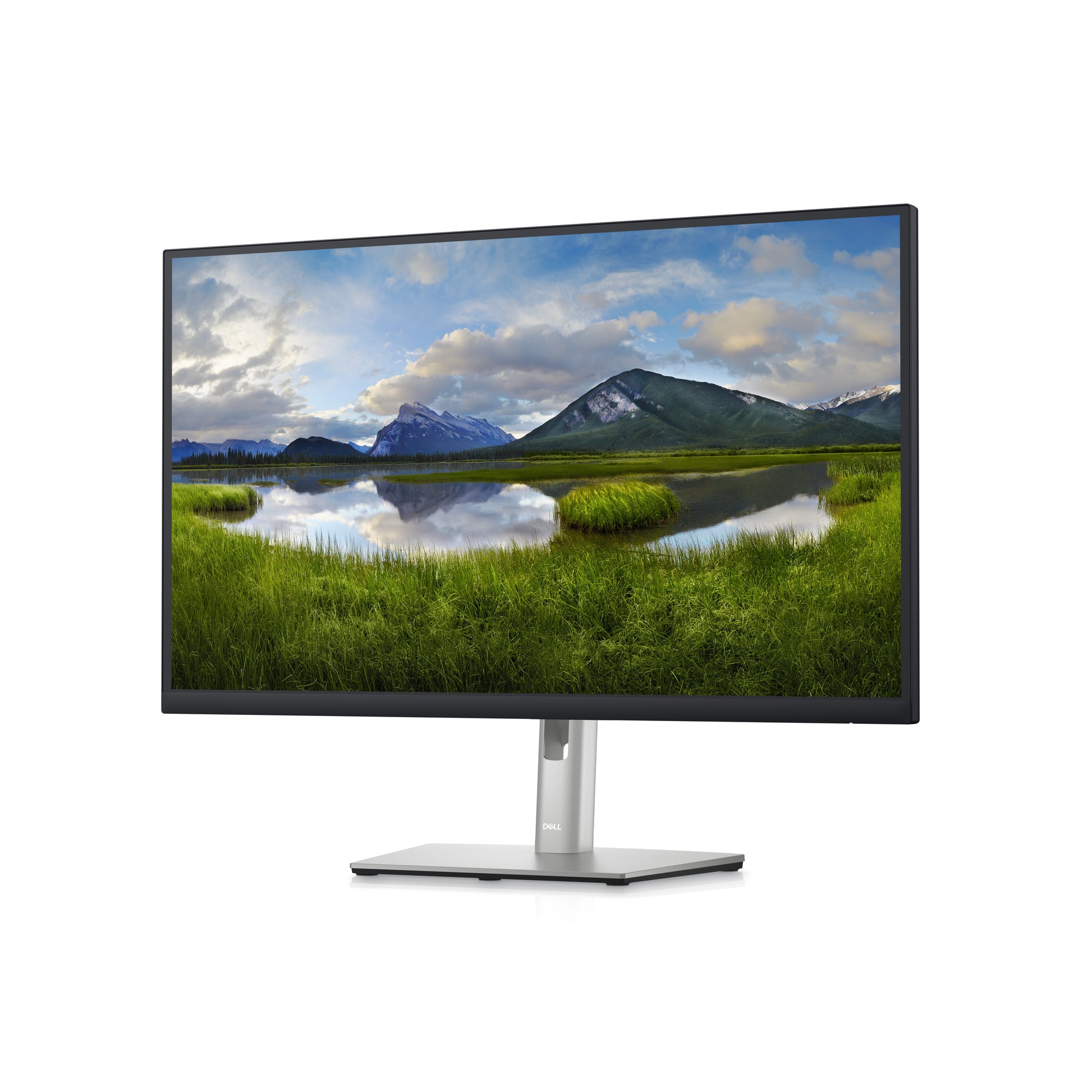 DELL P2723D – Monitor, 27", 2560 × 1440 (WQHD), IPS, 60 Hz, 350 cd/m², VESA 100 × 100, Schwarz, Silber