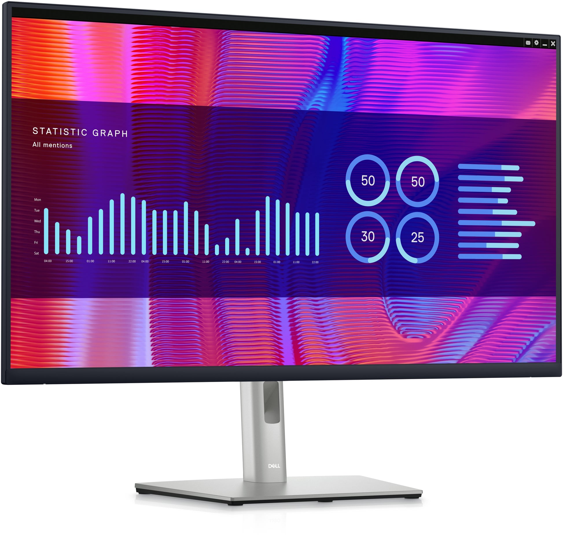 DELL P3223DE – Monitor, 31,5" WQHD (2560 × 1440), IPS, 60 Hz, 350 cd/m², USB-C, VESA 100 × 100, Schwarz
