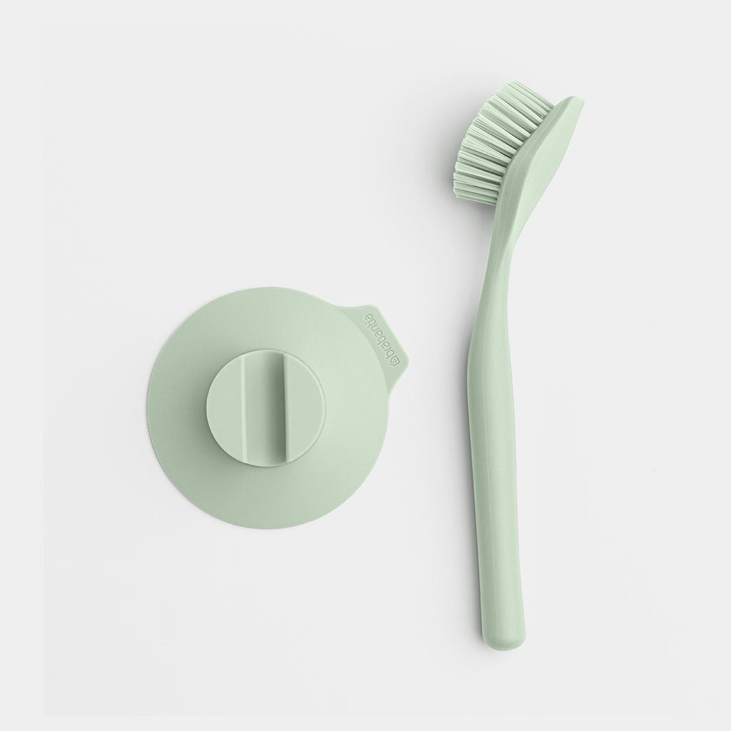 Brabantia Abwaschbürste – Kunststoff, 23,5 cm, Hellgrün, Spülmaschinenfest, 1 Stück