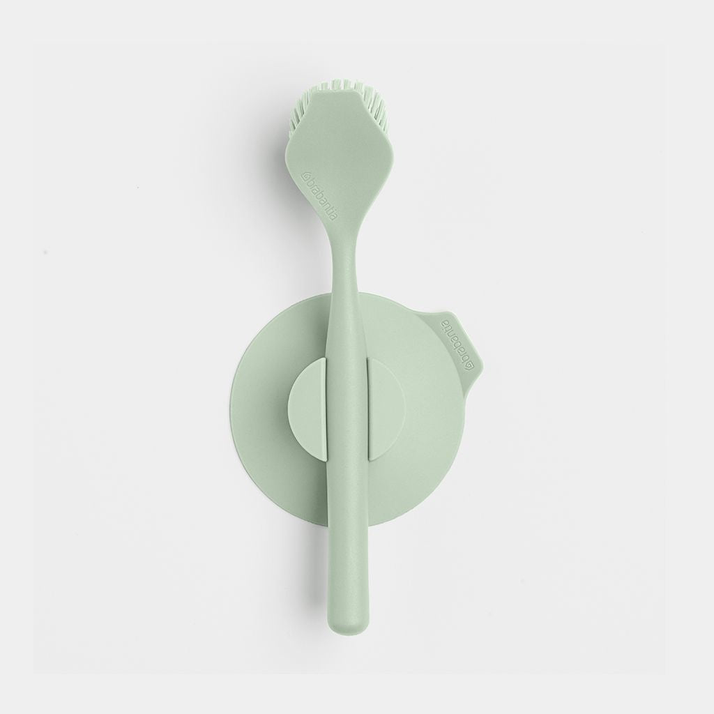 Brabantia Abwaschbürste – Kunststoff, 23,5 cm, Hellgrün, Spülmaschinenfest, 1 Stück