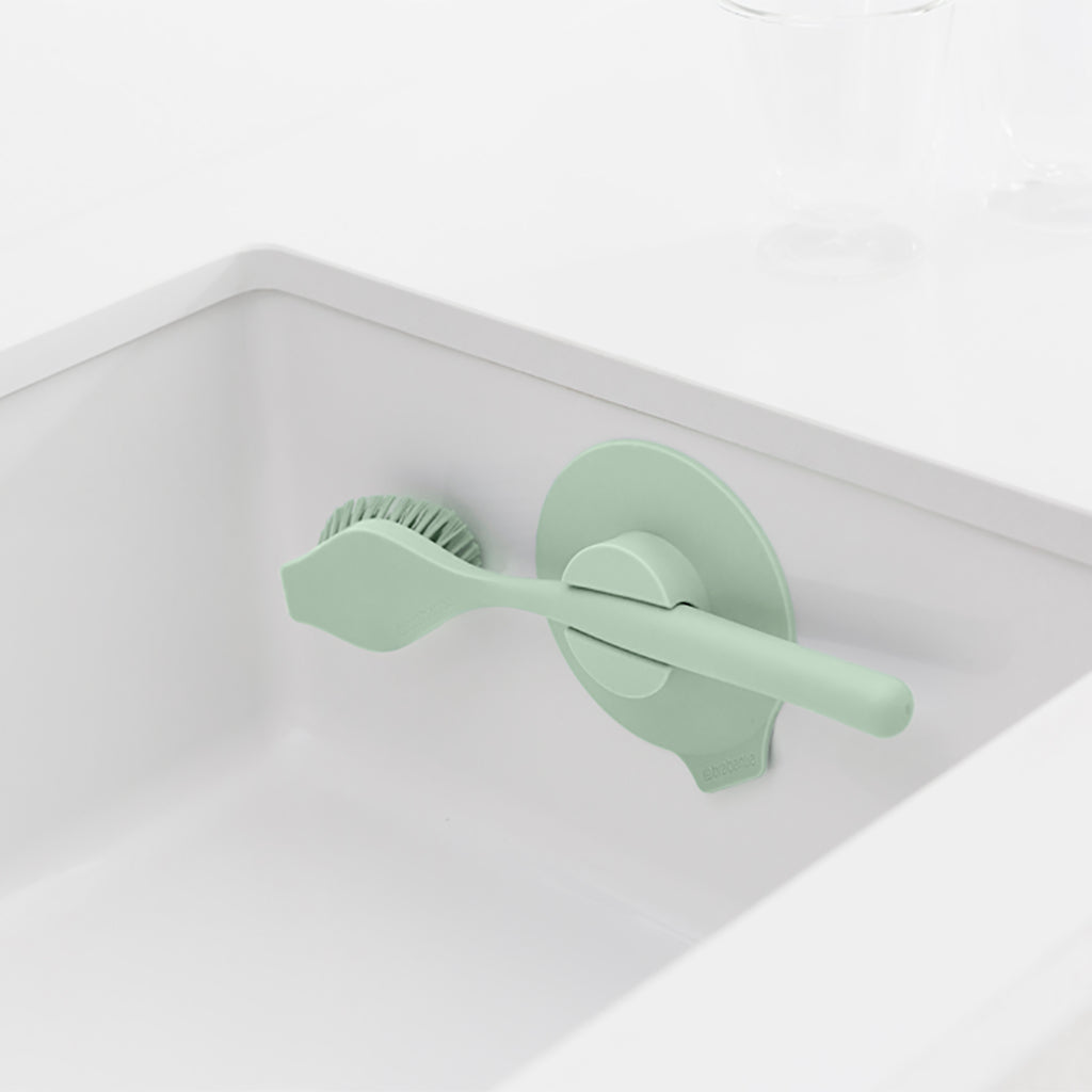 Brabantia Abwaschbürste – Kunststoff, 23,5 cm, Hellgrün, Spülmaschinenfest, 1 Stück