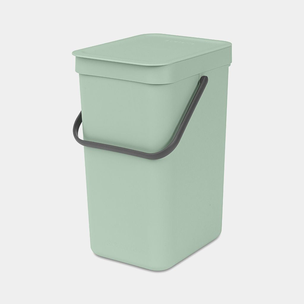 Brabantia Recyclingbox Sort & Go – 12 l – Kunststoff, rechteckig – Hellgrün
