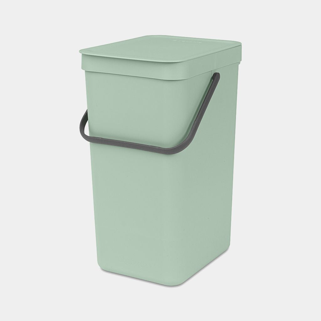 Brabantia Recyclingbox Sort & Go – 16 l – Kunststoff, rechteckig – hellgrün