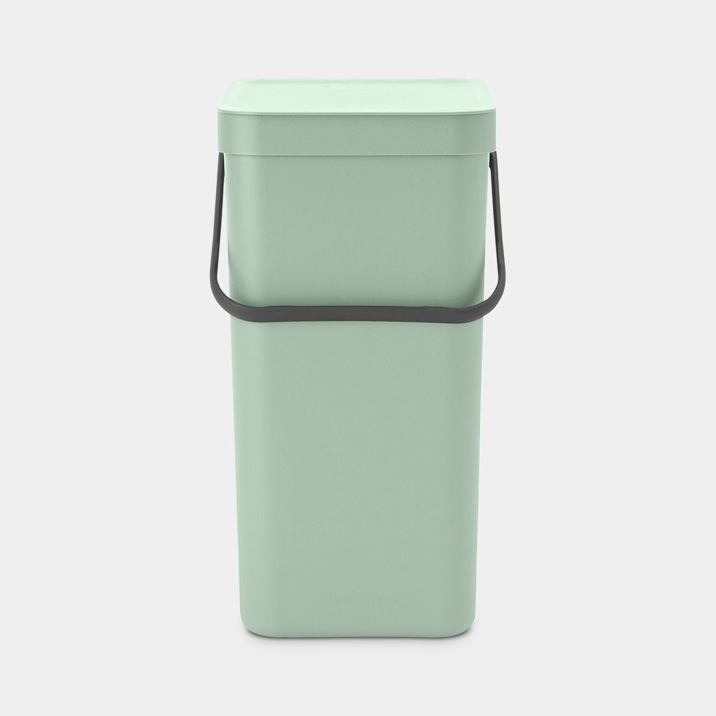 Brabantia Recyclingbox Sort & Go – 16 l – Kunststoff, rechteckig – hellgrün