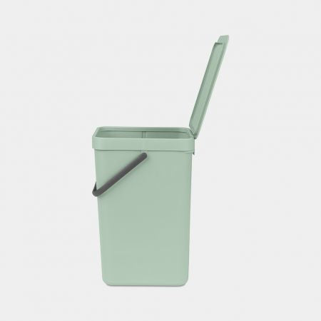 Brabantia Recyclingbox Sort & Go – 16 l – Kunststoff, rechteckig – hellgrün