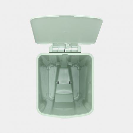 Brabantia Abfallcontainer – 40 l – mit Deckel – Kunststoff, Hellgrün – B × H × T 352 × 666 × 280 mm