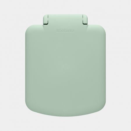 Brabantia Abfallcontainer – 40 l – mit Deckel – Kunststoff, Hellgrün – B × H × T 352 × 666 × 280 mm