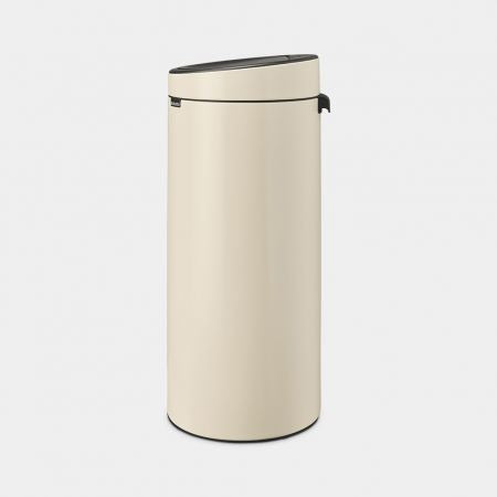 Brabantia Papierkorb – 30 l, mit Deckel – Edelstahl – Ø 320 × H 720 mm