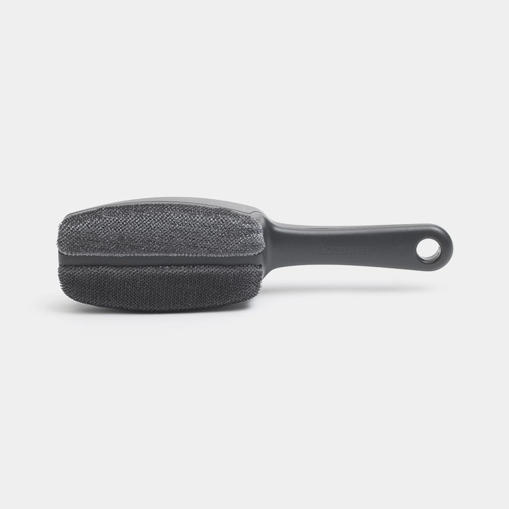 Brabantia Reinigungsgeräte-Zubehör Textilbürste – Velour, grau, 1 Stk., 6,5 × 3,5 × 24,5 cm