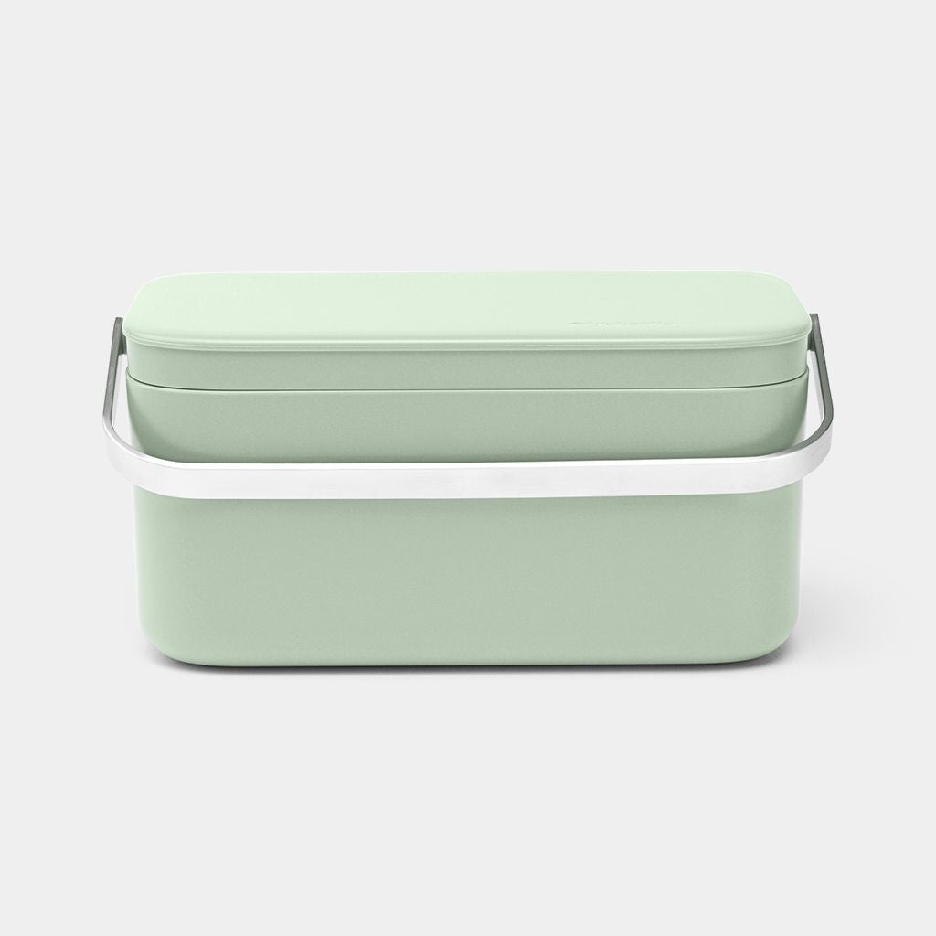 Brabantia Komposteimer Jade – 1,8 l – Kunststoff, rechteckig – Hellgrün