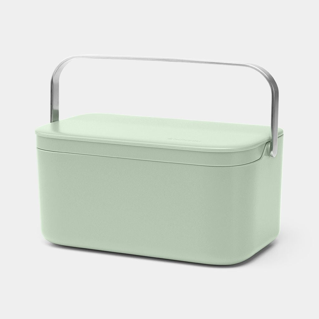 Brabantia Komposteimer Jade – 1,8 l – Kunststoff, rechteckig – Hellgrün
