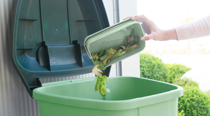 Brabantia Komposteimer Jade – 1,8 l – Kunststoff, rechteckig – Hellgrün