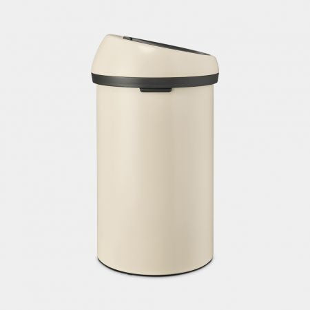 Brabantia Abfallcontainer – 60 l – mit Deckel – Edelstahl – Ø 400 × H 710 mm