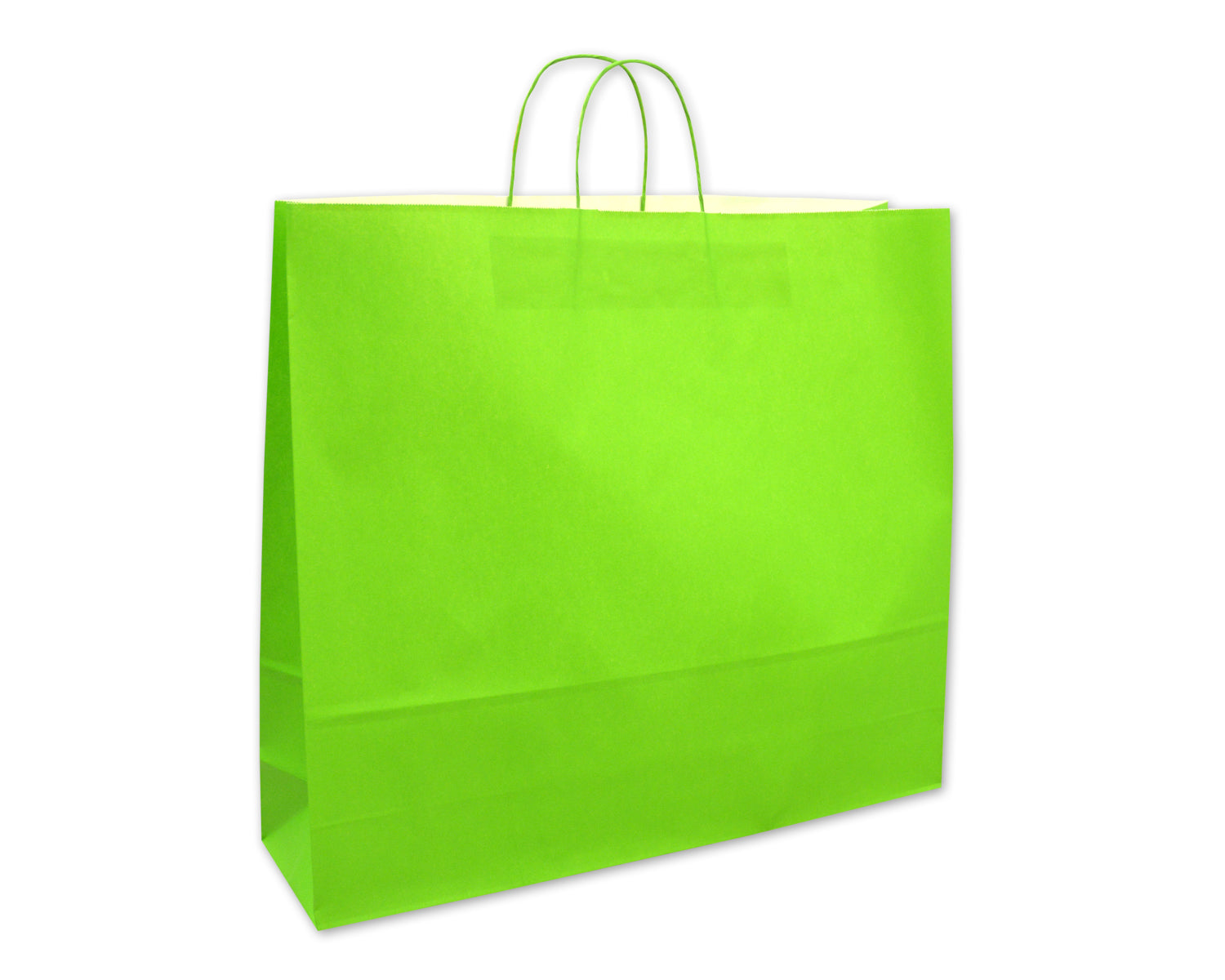 Elco Tragetasche – Kraftpapier 100 g/m², Grün – 550 × 150 × 490 mm – 25 Stk.