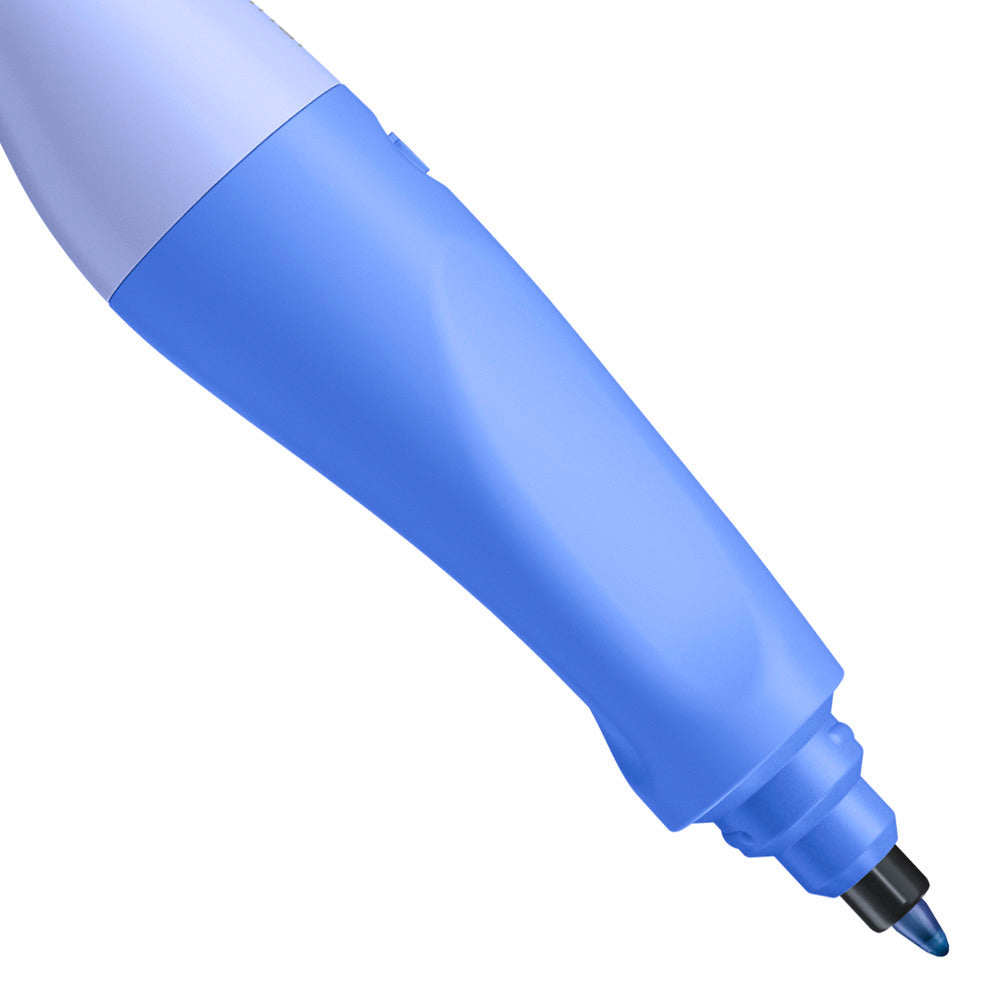 STABILO EASYoriginal Start Pastell – Tintenroller, mit Kappe, 0,5 mm, Blau, für Linkshänder, 1er Blister