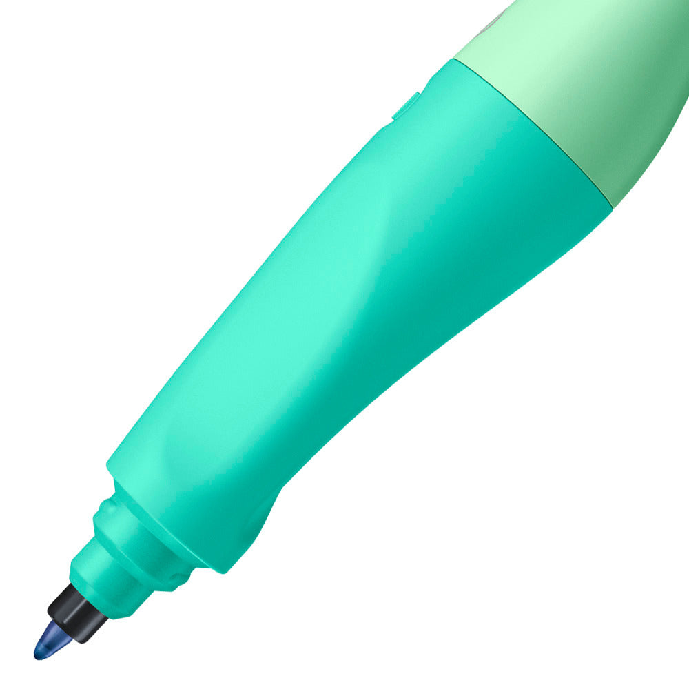 STABILO EASYoriginal Start Pastell – Tintenroller, mit Kappe, 0,5 mm, Blau, für Rechtshänder, 1er Blister