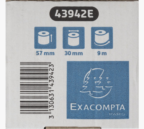 Exacompta Thermorolle – 57 mm × 9 m – 20 Stk.
