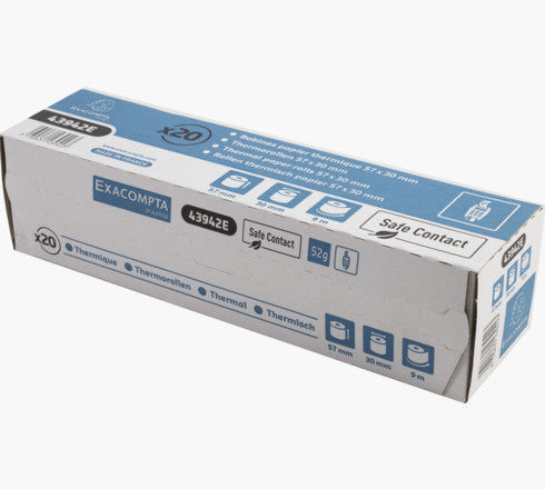 Exacompta Thermorolle – 57 mm × 9 m – 20 Stk.