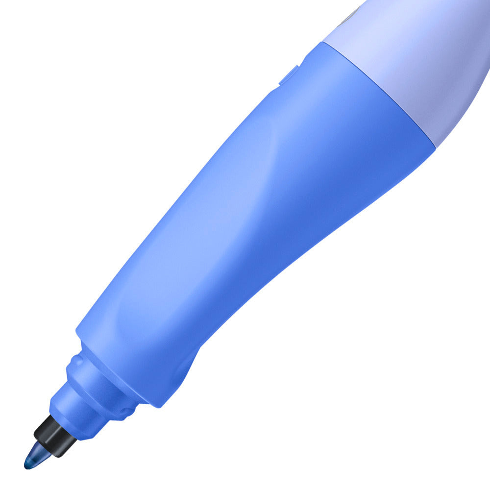 STABILO EASYoriginal Start Pastell – Tintenroller, mit Kappe, 0,5 mm, Blau, 1er Blister, für Rechtshänder
