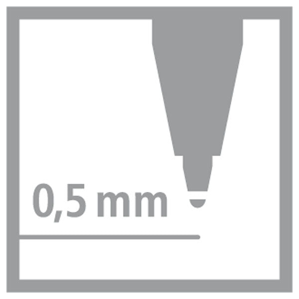 STABILO EASYoriginal Start Pastell – Tintenroller, mit Kappe, 0,5 mm, Blau, für Rechtshänder, 1er Blister