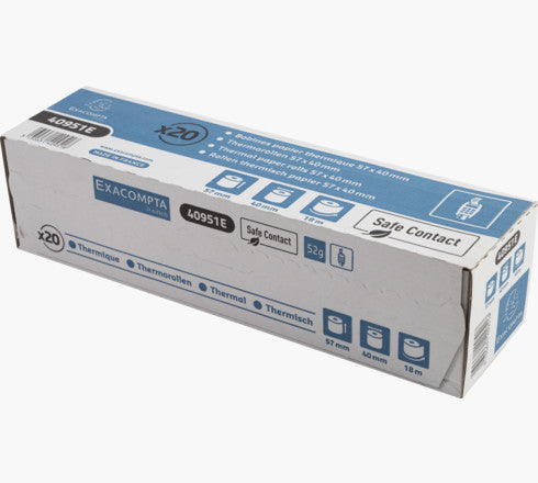 Exacompta Thermorolle – 57 mm × 18 m – 20 Stk.