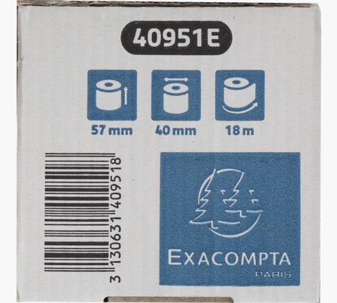 Exacompta Thermorolle – 57 mm × 18 m – 20 Stk.