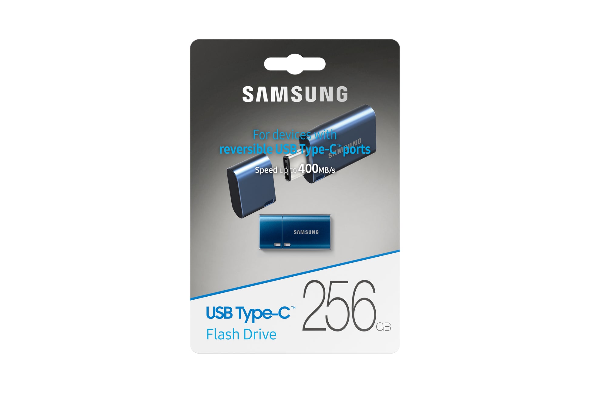 Samsung MUF-256DA – 256 GB, USB Typ-C (USB 3.2 Gen 1), 400 MB/s Lesen, 110 MB/s Schreiben