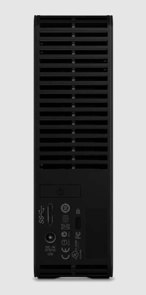 Western Digital Elements Desktop Speichergerät – 20 TB, Schwarz