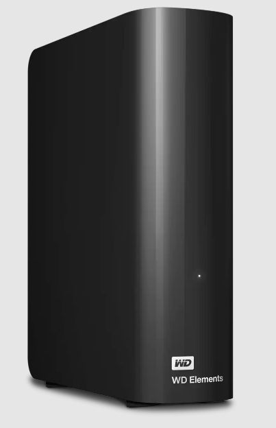 Western Digital Elements Desktop Speichergerät – 20 TB, Schwarz