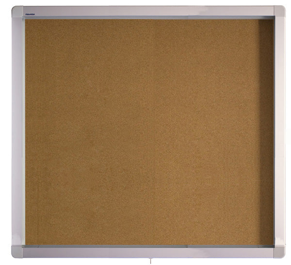 Franken Schaukasten SK8KE – Aluminium, ESG-Glas, abschliessbar, Innen- und Aussenbereich, 98 × 70 × 4,5 cm
