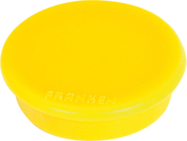 Franken Tafelmagnete – Ø 24 mm – 10 Stk. – gelb