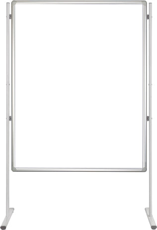 Franken Whiteboard – 90 × 120 cm, lackierter Stahl, magnetisch, Aluminiumrahmen, Wandmontage