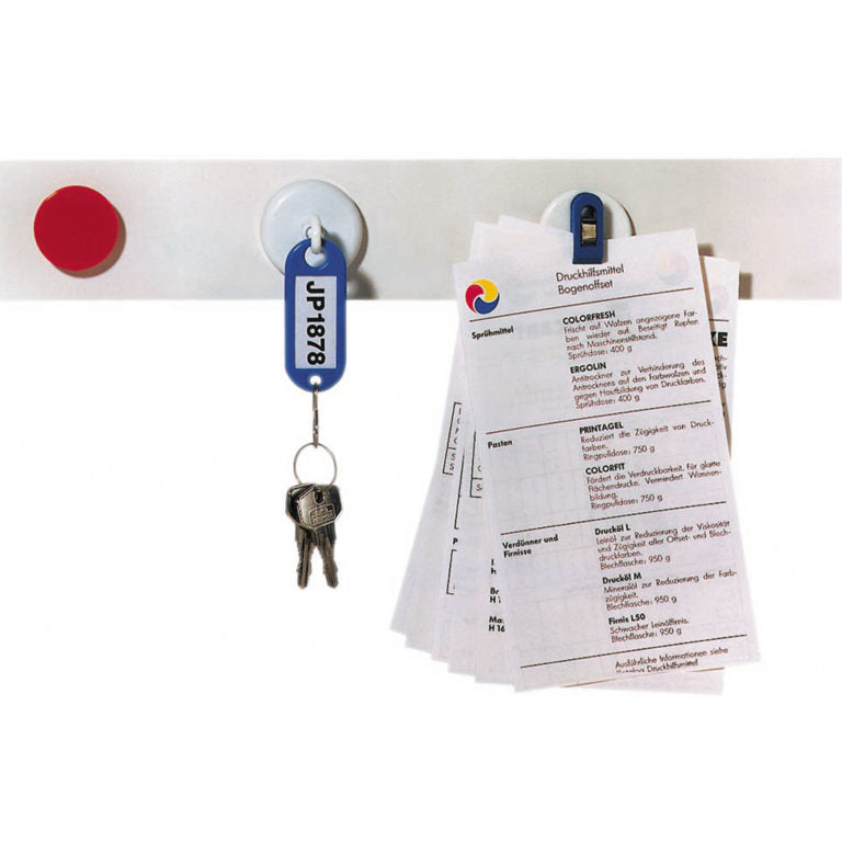 Franken Magnetschiene ST1355SB – selbstklebend – Silber – Kunststoff – 1'000×50×5 mm – 4 Stk.