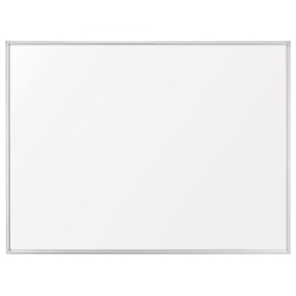 Franken Whiteboard – 120 × 60 cm, lackierter Stahl, Aluminiumrahmen, beidseitig, inkl. Befestigungsadapter