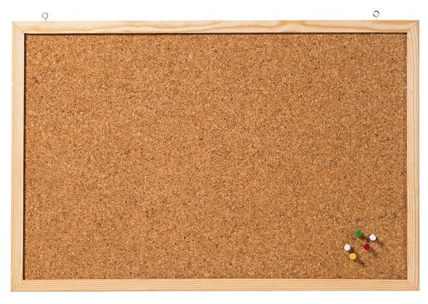Franken Pinnwand – Kork, Holzrahmen – 120 × 80 cm