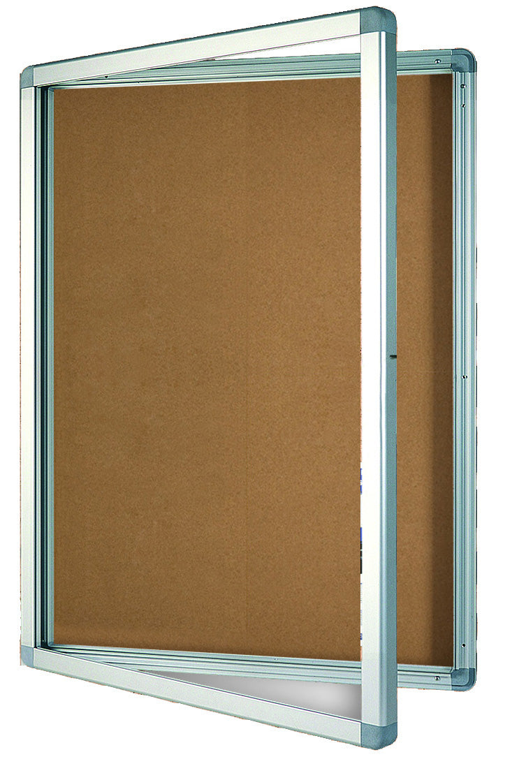 Franken Schaukasten SK15KE, 15 × A4 – Aluminium, Kork, abschliessbar, 117,5 × 99 × 4,5 cm