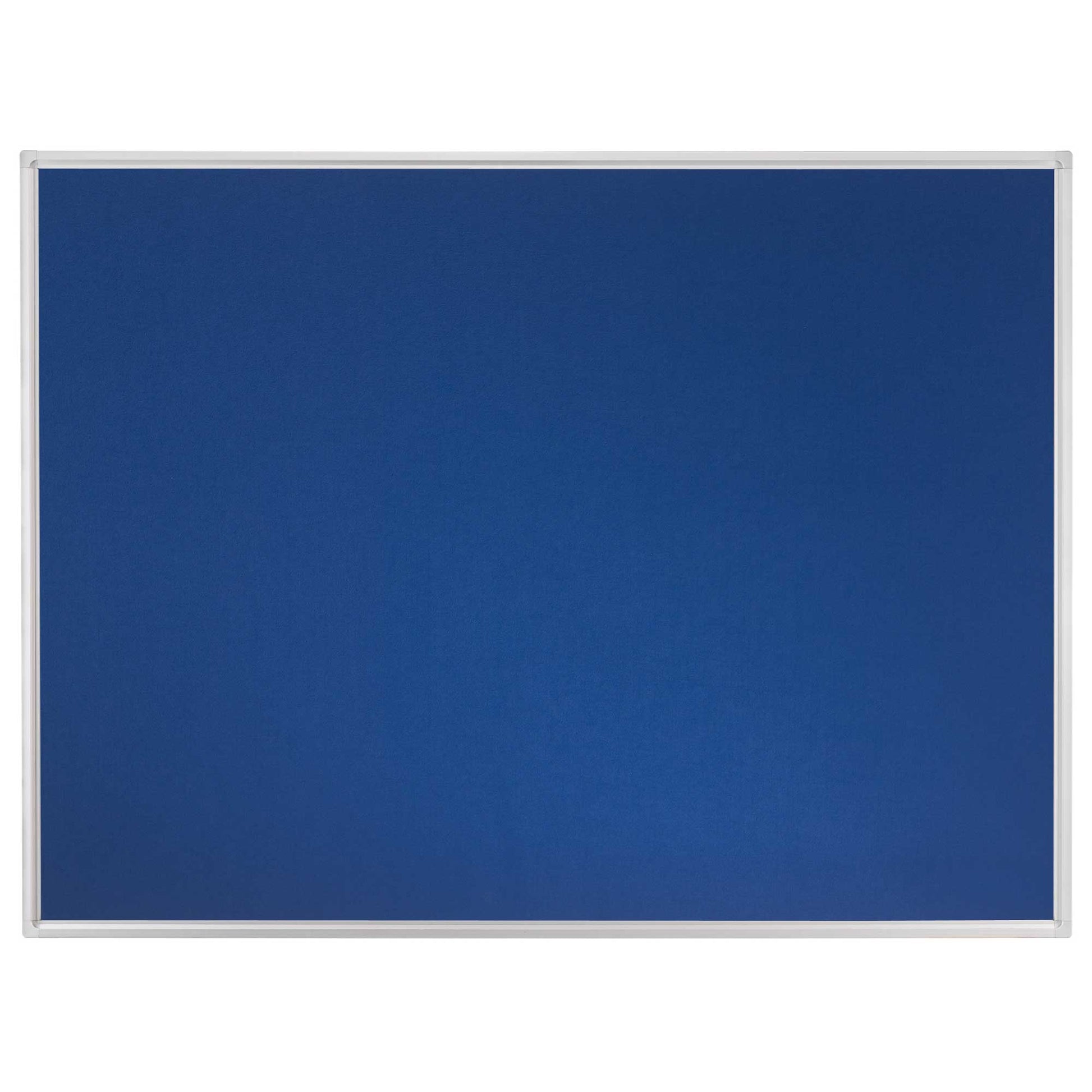 Franken Pinnwand – Filz, Alurahmen – 120 × 120 cm, Blau, EL-UTF12 03, für Stellwandsystem ECO