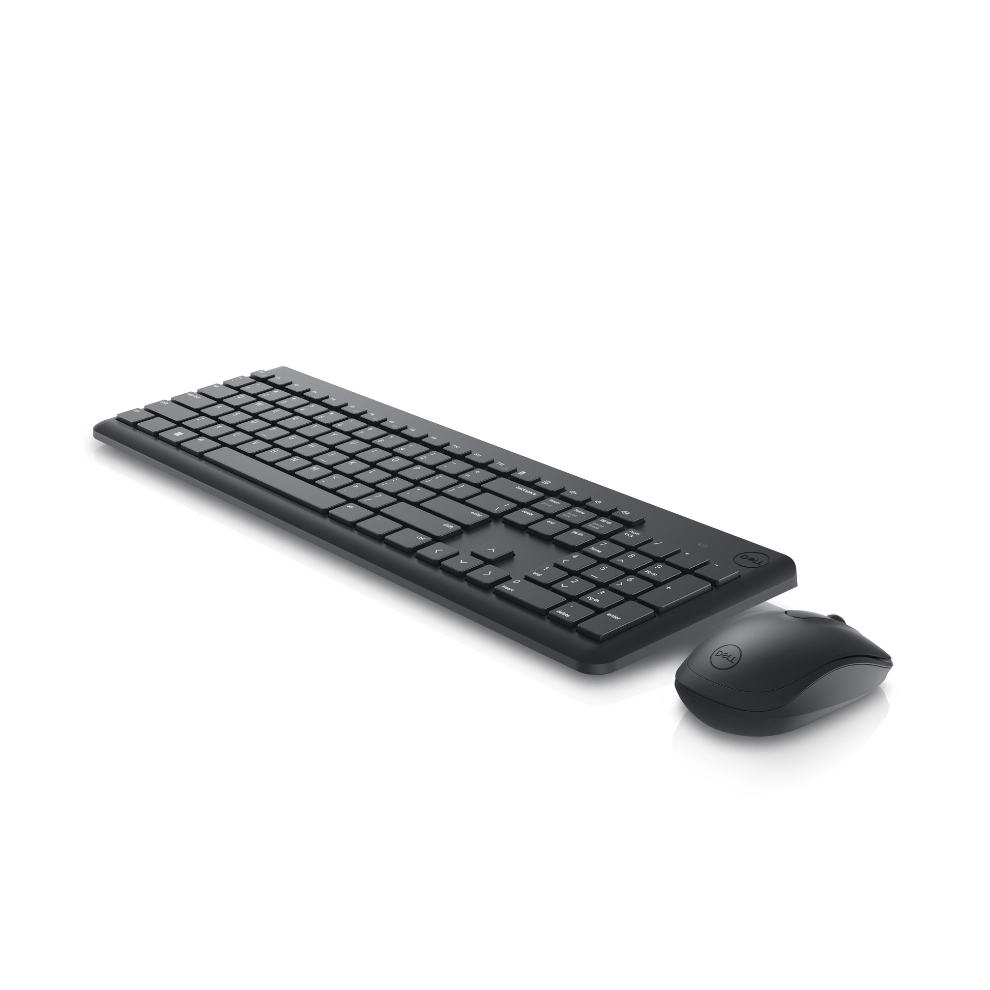 DELL KM3322W – Tastatur-Maus-Set – 2,4 GHz – QWERTY (US-INT) – Schwarz