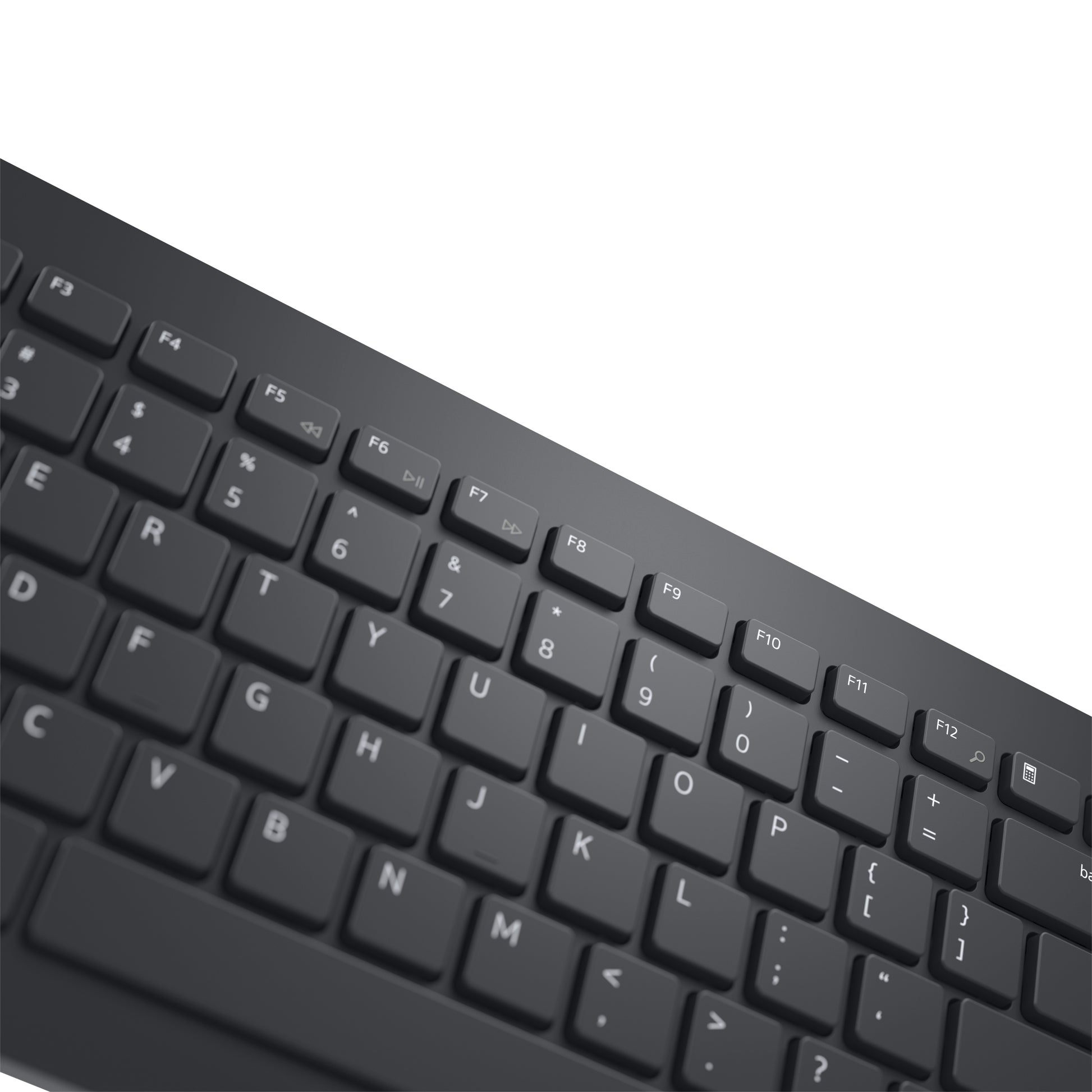 DELL KM3322W – Tastatur-Maus-Set – 2,4 GHz – QWERTY (US-INT) – Schwarz