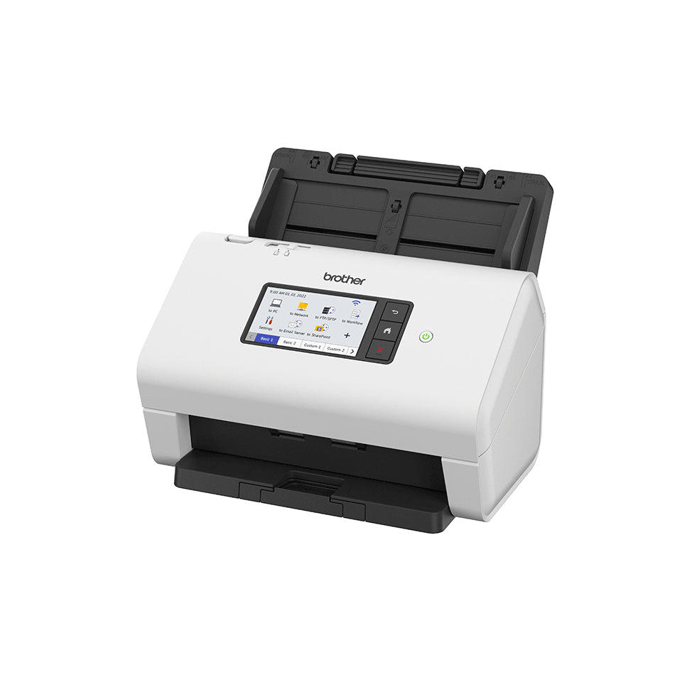 Brother Professioneller Desktop-Scanner – Dokumentenscanner, Duplex, WLAN, LAN