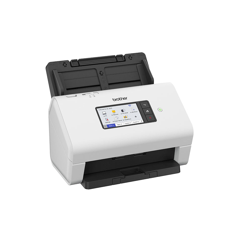 Brother Professioneller Desktop-Scanner – Dokumentenscanner, Duplex, WLAN, LAN