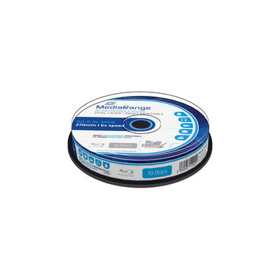 MediaRange BD-R 50 GB – 6×, bedruckbar, 10er Spindel