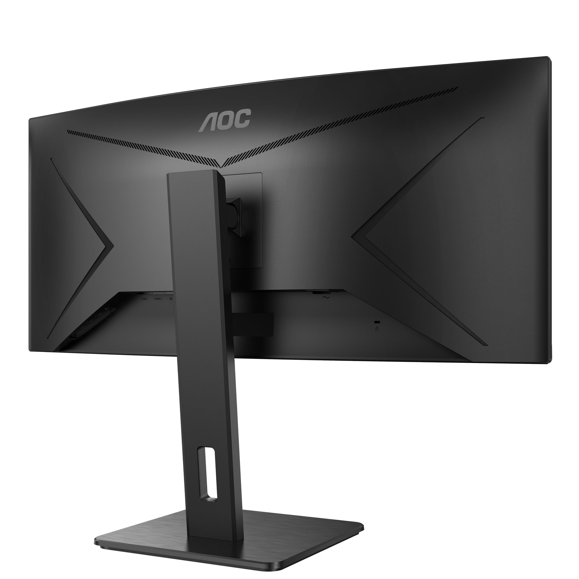 AOC CU34P2A – Monitor, 34", 3440 × 1440, VA, 100 Hz, 300 cd/m², Gebogen, USB-Hub, VESA 100 × 100, Schwarz