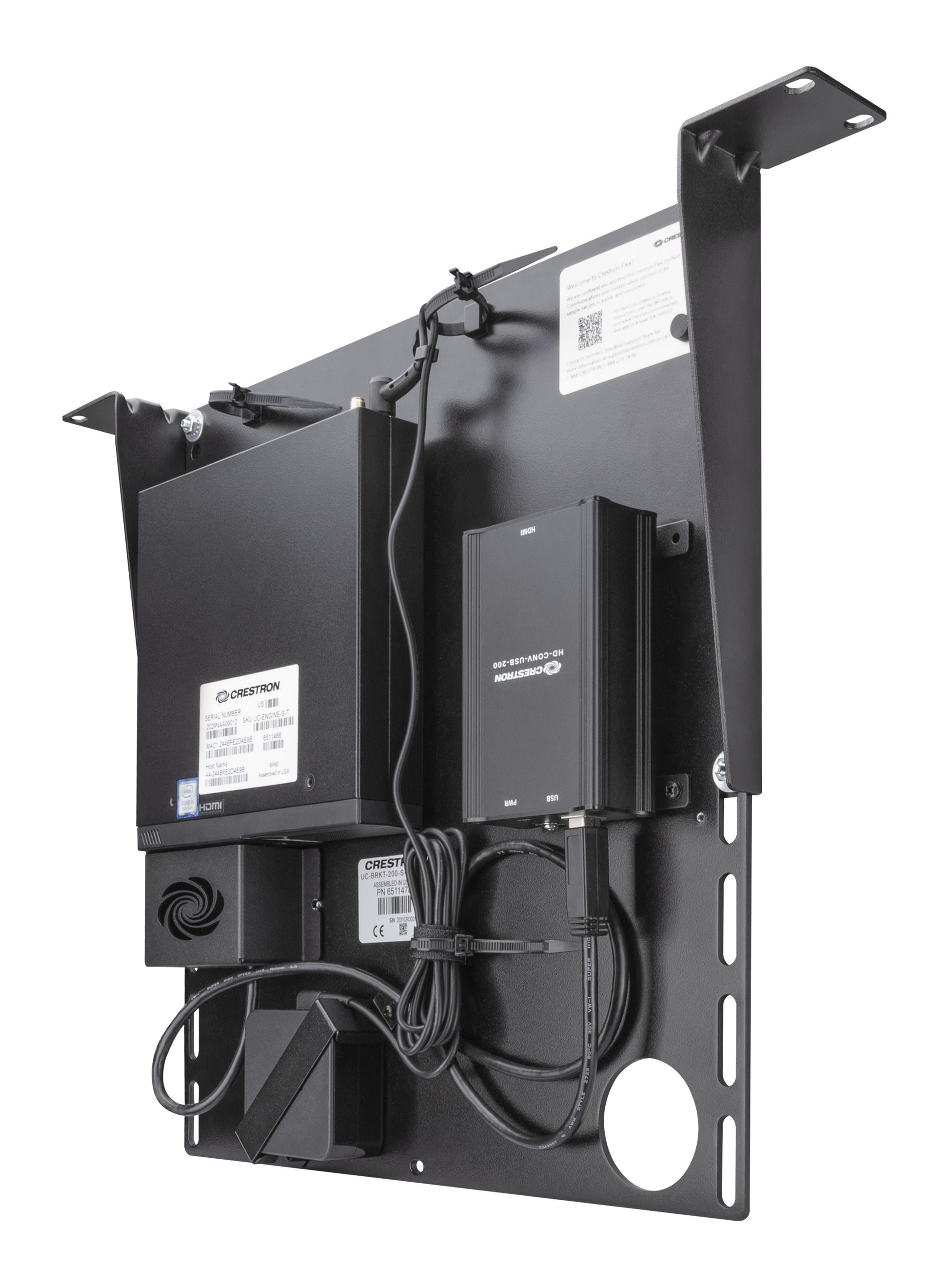 Crestron UCA-RMK-1U – Adapter, Schwarz