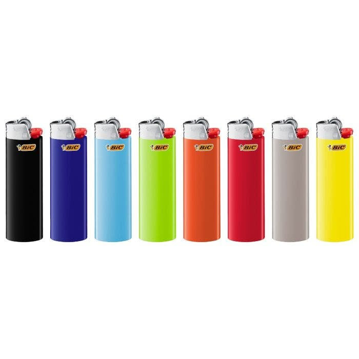 BIC Feuerzeug Maxi J26 – 8,2 cm – Kunststoff – Mehrfarbig
