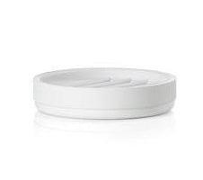 Zone Denmark Seifenschale Rim – ABS/Aluminium, Ø10,8×2,3 cm, Weiss